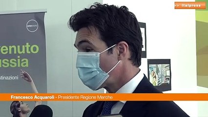 Turismo, Acquaroli: "Grande capacità attrattiva delle Marche"