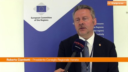 Ue, Ciambetti: “Coinvolgere di più le Regioni”