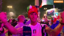 Italia-Belgio 2-1, esplode la festa dei tifosi azzurri