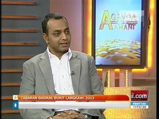 Agenda Awani: Cabaran Basikal Bukit Langkawi 2013
