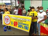 #ElDia / En Capotillo protestan contra alza de los combustibles y canasta familiar/ 17 febrero 2022