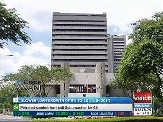 Slower loan growth of 9% to 10.5% in 2014