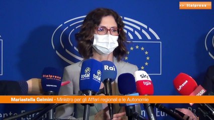 Gelmini: "Ue mette Italia in condizioni di crescere"