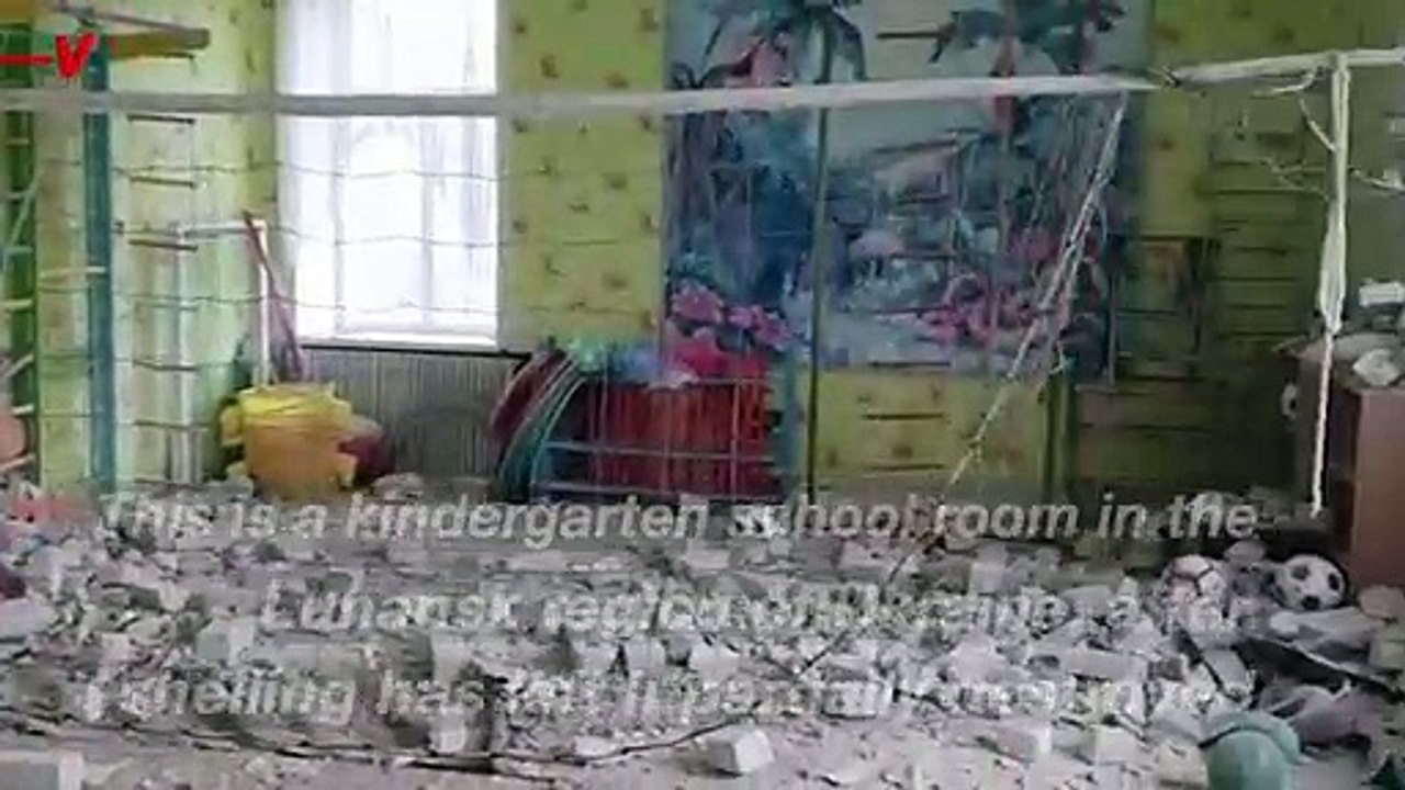 Russian-Backed Artillery Strike Hits Ukrainian...