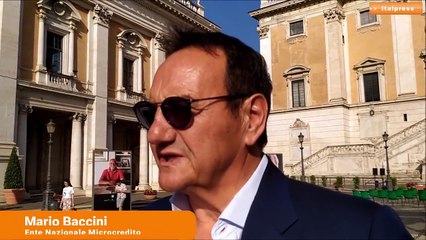 Microcredito, Baccini "Roma passa dalle promesse ai fatti"
