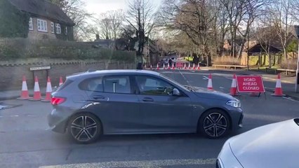 Wooler Road, Elwick Road closed