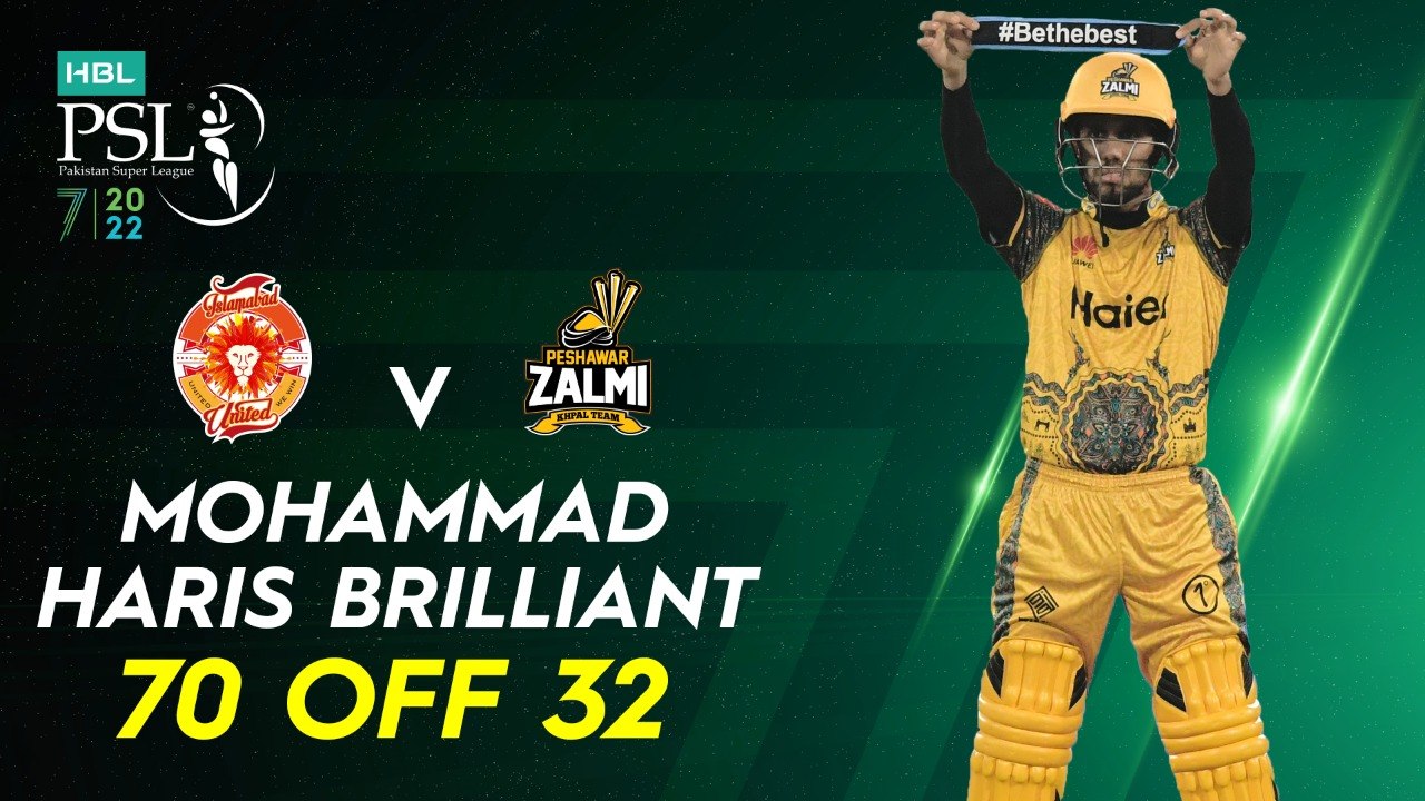 Stunning Batting By Mohammad Haris | Islamabad vs Peshawar | Match 24 | HBL PSL 7 | ML2G