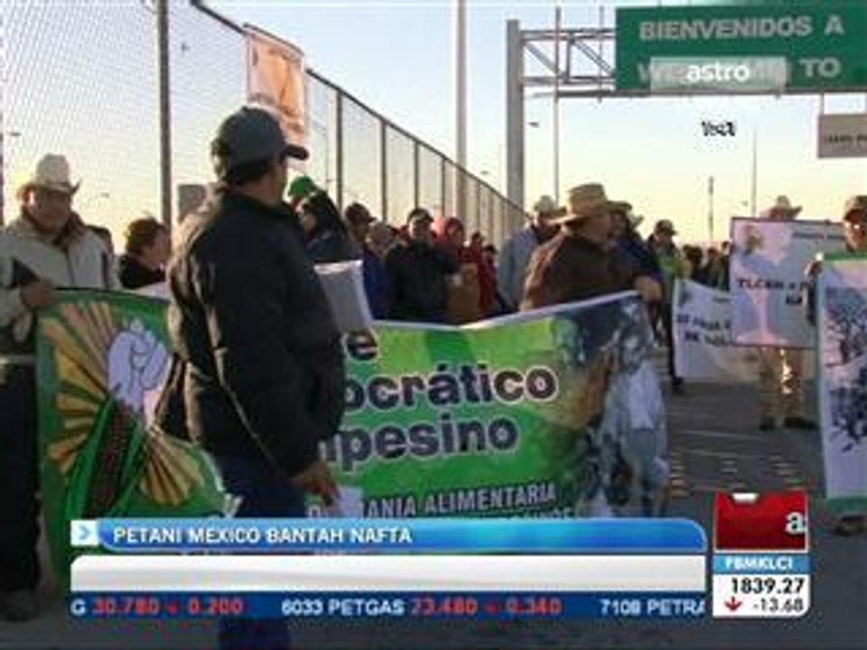 Petani Mexico bantah Nafta
