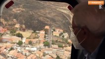 Sardegna, Mattarella sorvola le zone colpite dagli incendi