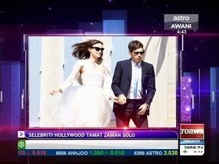 Selebriti Hollywood tamatkan zaman bujang