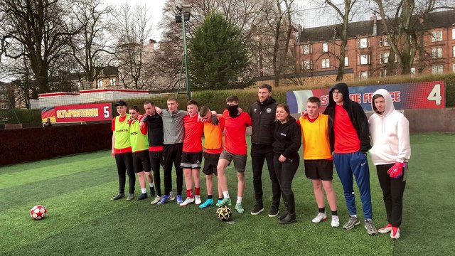 Motherwell Captain, Stephen O’Donnell visits ScottishPower Foundation Project in Glasgow that helps transform young peoples lives