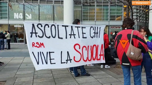 Ancora una protesta degli studenti: No alla Dad