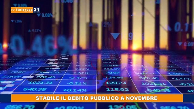Stabile il debito pubblico a novembre