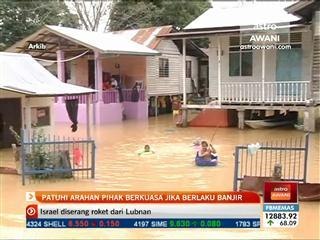 Polis beri arahan siap sedia banjir