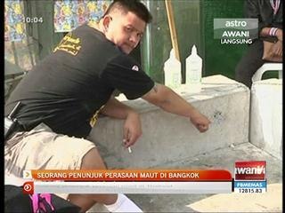 Seorang penunjuk perasaan maut di Bangkok