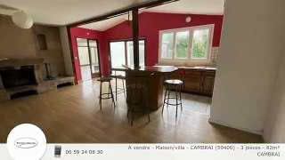 A vendre - Maison/villa - CAMBRAI (59400) - 3 pièces - 82m²