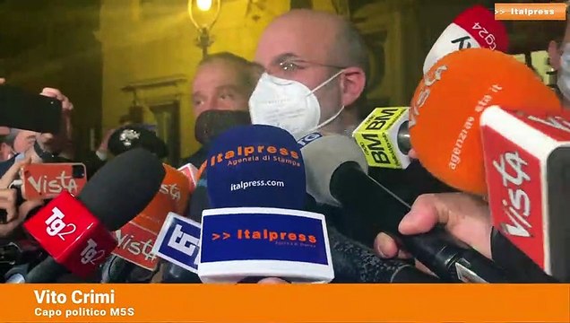 Crimi Il sì degli iscritti M5S al Governo Draghi per noi è vincolante