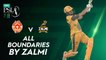 All Boundaries By Zalmi | Islamabad United vs Peshawar Zalmi | Match 24 | HBL PSL 7 | ML2G