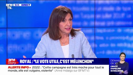 Pour Anne Hidalgo, "le vote utile n'existe pas, le vote est sacré"