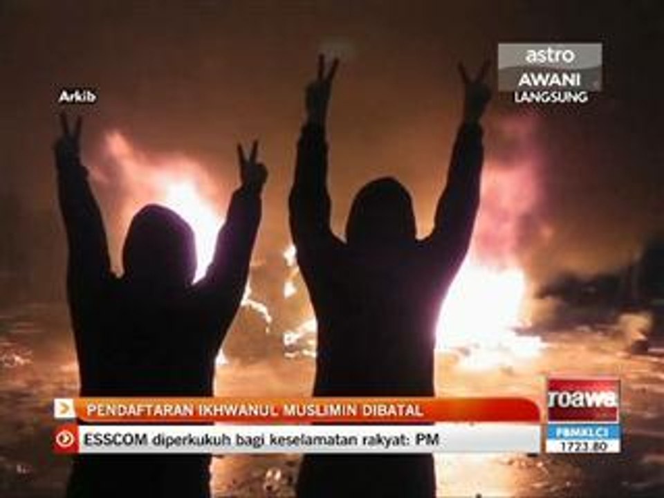 Pendaftaran Ikhwanul Muslimin dibatal