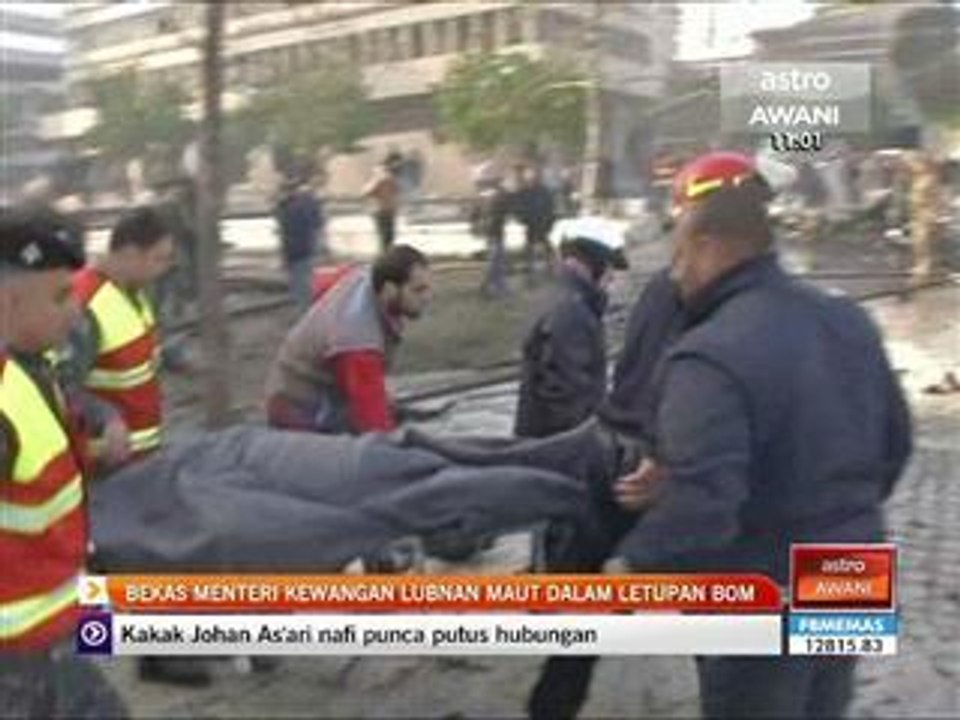 Bekas menteri kewangan Lubnan maut dalam letupan bom