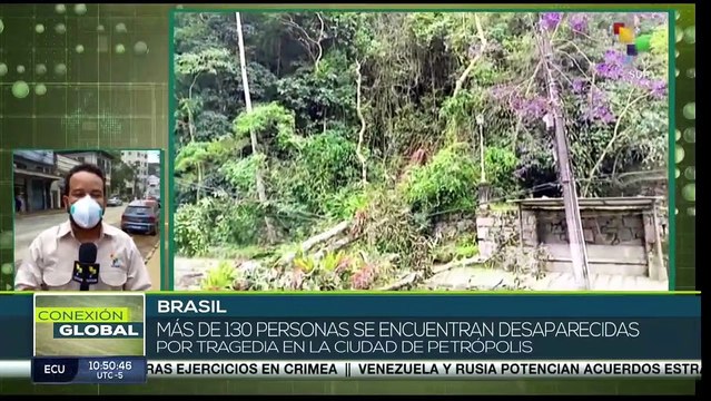 Brasil reporta al menos 104 fallecidos y 30 desaparecidos por intensas lluvias