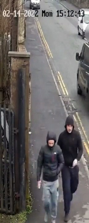 Two men are wanted by police after a man was stabbed in Blackburn