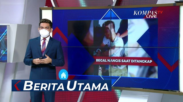 Diringkus Polisi, Begal Sadis Nangis Panggil Sang Ibu