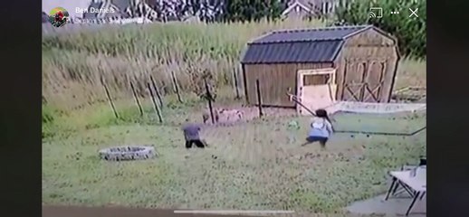 Kid Gets Hit in Face with Dodgeball and Falls in Firepit