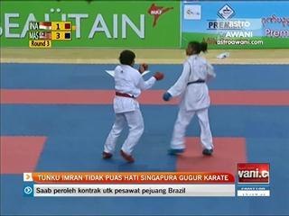 Tunku Imran tidak puas hati Singapura gugur karate