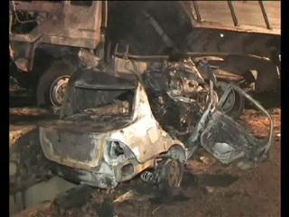 Hospital chef burnt to death in car-trailer collision