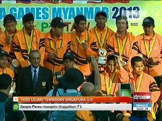 Skuad hoki lelaki tewaskan Singapura 5-0