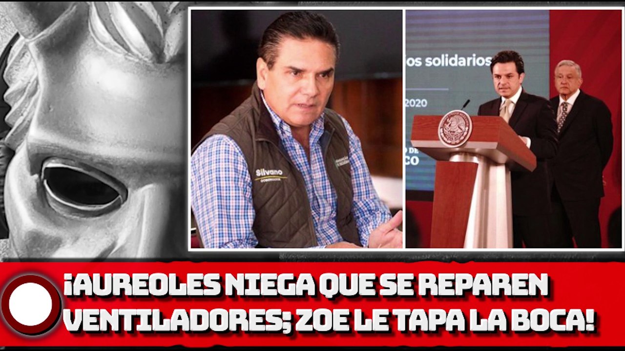 ¡Aureoles niega que en Morelia se reparen ventiladores; titular del IMSS le tapa la boca!