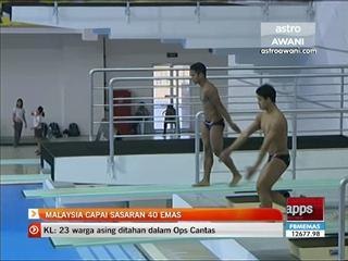 Malaysia capai sasaran 40 emas
