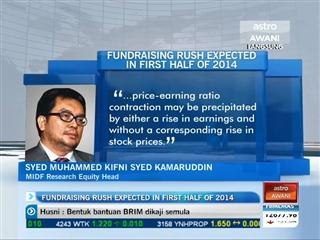 Fundraising rush expected in first half of 2014