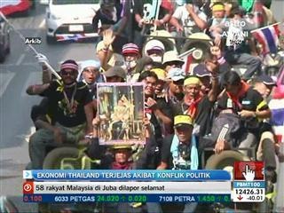 Ekonomi Thailand terjejas akibat konflik