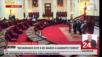 Voto de confianza: Congreso anuncia que recibirá al premier Aníbal Torres este 8 de marzo