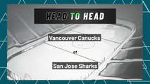 San Jose Sharks vs Vancouver Canucks: Moneyline