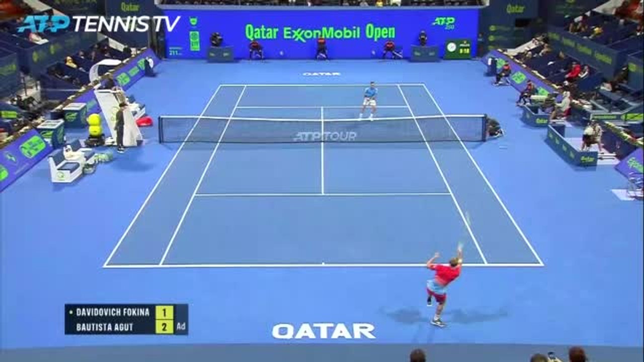 Highlights: bautista agut schlägt landsmann fokina