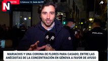 En directo: improvisada manifestación a favor de Ayuso en Génova