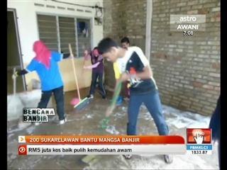 200 sukarelawan bantu mangsa banjir
