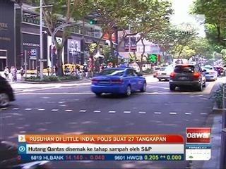 Rusuhan di Little India, polis buat 27 tangkapan