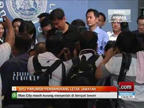 Ahli Parlimen pembangkang Thai letak jawatan