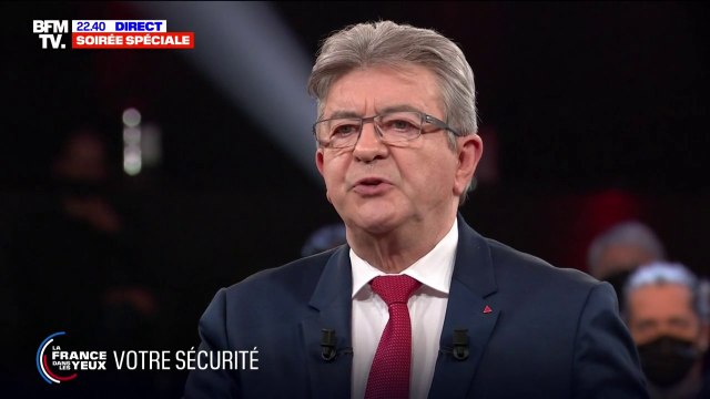 Jean-Luc Mélenchon: Je ne suis pas d'accord avec le fonctionnement actuel de la police. (...) Il faut tout changer