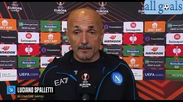 Barcellona-Napoli 1-1 17/2/22 intervista dopo gara Luciano Spalletti
