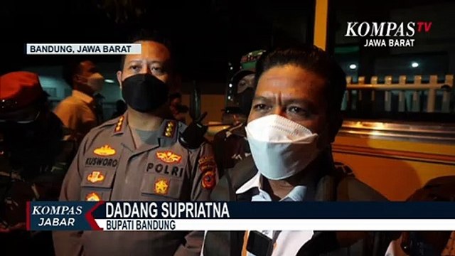 Pantau PPKM Level 3, Bupati Bandung Sidak Warung Dan Caf