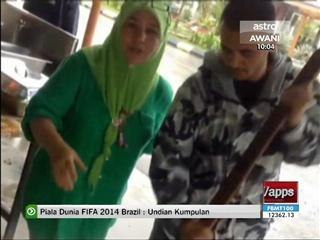 Tengku Puan Pahang mencemar duli bantu mangsa banjir