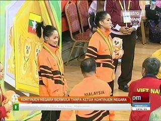 Kontinjen negara bermula tanpa ketua kontinjen