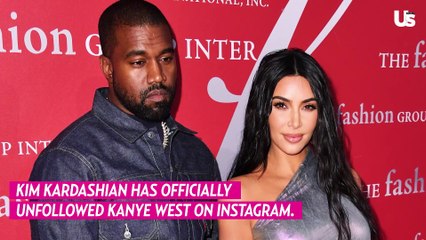Kim Kardashian Officially Unfollows Kanye West on Social Media
