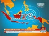 Gempa bumi sederhana, tiada ancaman tsunami